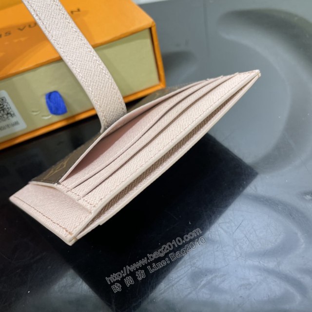LV專櫃新款卡包 路易威登MONOGRAN多功能拉鏈卡夾 M61730 LV老花拼色信用卡包名片夾  ydh4369